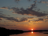Sunset over the Chincoteague National Wildlife Refuge