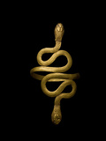 An Egyptian Gold Bracelet Takes the Shape of Two Coiled Snakes
