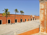 The 18th Century Fort of San Juan De Ulua Building in Veracruz Harbor