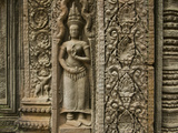 Intricate Carvings in Cambodia's Angkor Wat Temple Complex