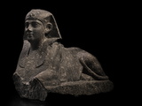 A Sphinx with the Face of What Is Probably Cleopatra's Father  Ptolemy Xii