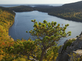 Mountain Top View of a Pond in Acadia National Park