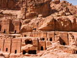 Tombs on the Street of Facades  Petra  Jordan