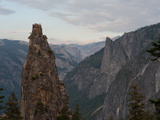 Climbers on Top of Higher Cathedral Spire