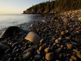 Sunset at a Rocky Beach Near Otter Cliff