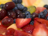 A Fresh Fruit Salad of Mixed Berries and Melon