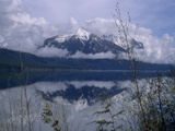 Reflections of Mountains and Clouds in Lake Mcdonald