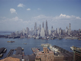 New York City - Lower Manhattan from Roof of Brooklyn's St George Hotel