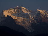 Alpenglow on the Jungfrau and Silberhorn