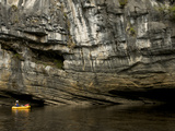 A Rafter Looks at Limestone Cliffs Below Newlands Cascade