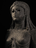 A Stone Statue Depicts an Unidentified Queen Dressed as Isis