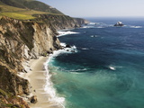 Scenic Elevated View of the Big Sur Coast