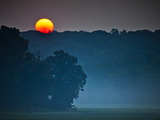 Sunrise on the Occoquan River  Looking in the Direction of Mason Neck