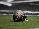 Saints Buccaneers Football: Tampa  FL - A Tampa Bay Buccaneers Helmet