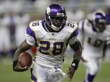 Vikings Lions Football: Detroit  MI - Adrian Peterson