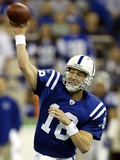 RAVENS COLTS: INDIANAPOLIS  INDIANA - Peyton Manning