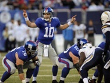 Chargers Giants Football: East Rutherford  NJ - Eli Manning