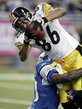 Steelers Lions Football: Detroit  MI - Hines Ward