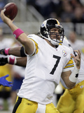 Steelers Lions Football: Detroit  MI - Ben Roethlisberger