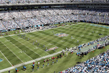 Eagles Panthers Football: Charlotte  NC - Bank of America Stadium Panorama