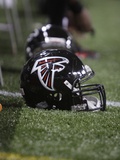 Falcons Rams Football: St Louis  MO - An Atlanta Falcons Helmet