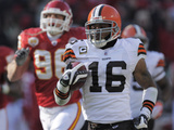 Browns Chiefs Football: Kansas City  MO - Josh Cribbs