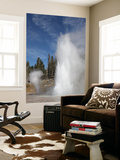 Grand Geyser Erupting  Upper Geyser Basin Geothermal Area  Yellowstone National Park