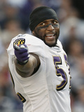 Ravens Patriots Football: Foxborough  MA - Ray Lewis