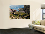 A Confrontation Between a T Rex and a Spinosaurus Dinosaur