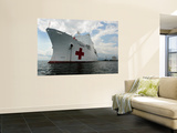 Military Sealift Command Hospital Ship Usns Comfort at Port
