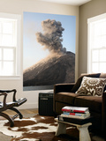 Ash Cloud from Vulcanian Eruption of Anak Krakatau Volcano  Sunda Strait  Java  Indonesia