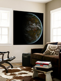 A Partially Lit Terrestrial World