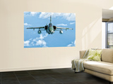 A Brazilian Air Force Embraer A-1B Soars Through the Sky over Brazil