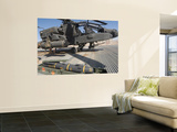 An AGM-114 Hellfire Missile Is Ready to Be Loaded onto an AH-64 Apache