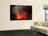 Strombolian Eruption of Mount Bromo Volcano  Tengger Caldera  Java  Indonesia