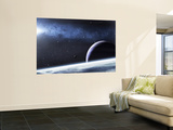 A Mysterious Light Illuminates a Small Nebula and Nearby Planets