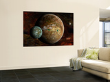 A System of Extraterrestrial Planets and their Moons