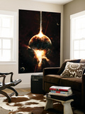 A Concentrated Gamma Ray Strikes a Planet  Tearing it Open
