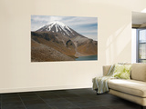 Ngauruhoe Cone and Upper Tama Lake  Tongariro Volcanic Complex  New Zealand