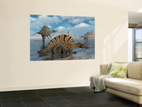 A Group of Spinosaurus