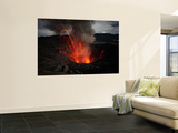 Strombolian Eruption of Mount Bromo Volcano  Tengger Caldera  Java  Indonesia