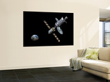 Artist's Concept of the Deep Space Vehicle Mated with an Extended Stay Module