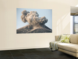 Ash Cloud from Vulcanian Eruption of Anak Krakatau Volcano  Sunda Strait  Java  Indonesia