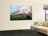 Ash and Gas Rising from Lava Dome of Soufriere Hills Volcano  Montserrat  Caribbean