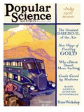 Front Cover of Popular Science Magazine: July 1  1930