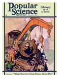 Front Cover of Popular Science Magazine: February 1  1928