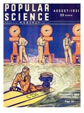Front cover of Popular Science Magazine: August 1  1931