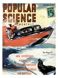 Front Cover of Popular Science Magazine: January 1  1930