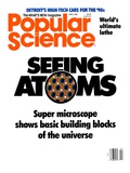 Front cover of Popular Science Magazine: April 1  1989