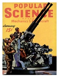 Front cover of Popular Science Magazine: January 1  1940